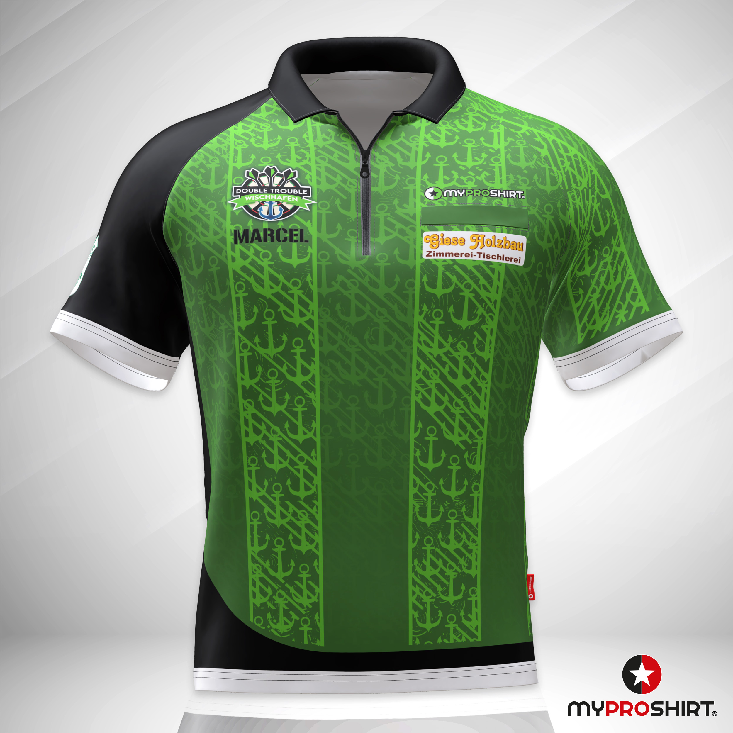 Dartshirt double trouble wischhafen front