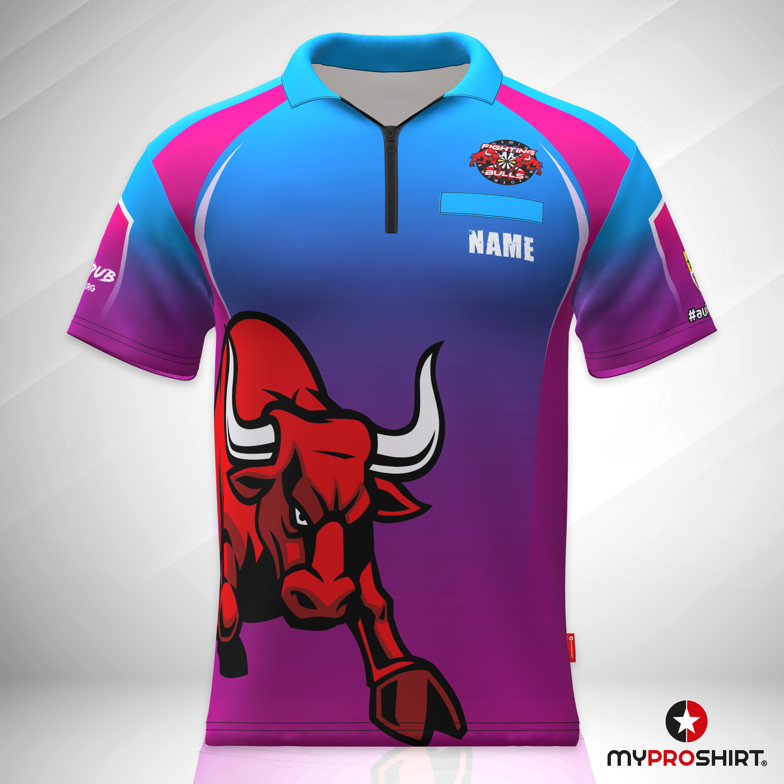 Fighting bulls front