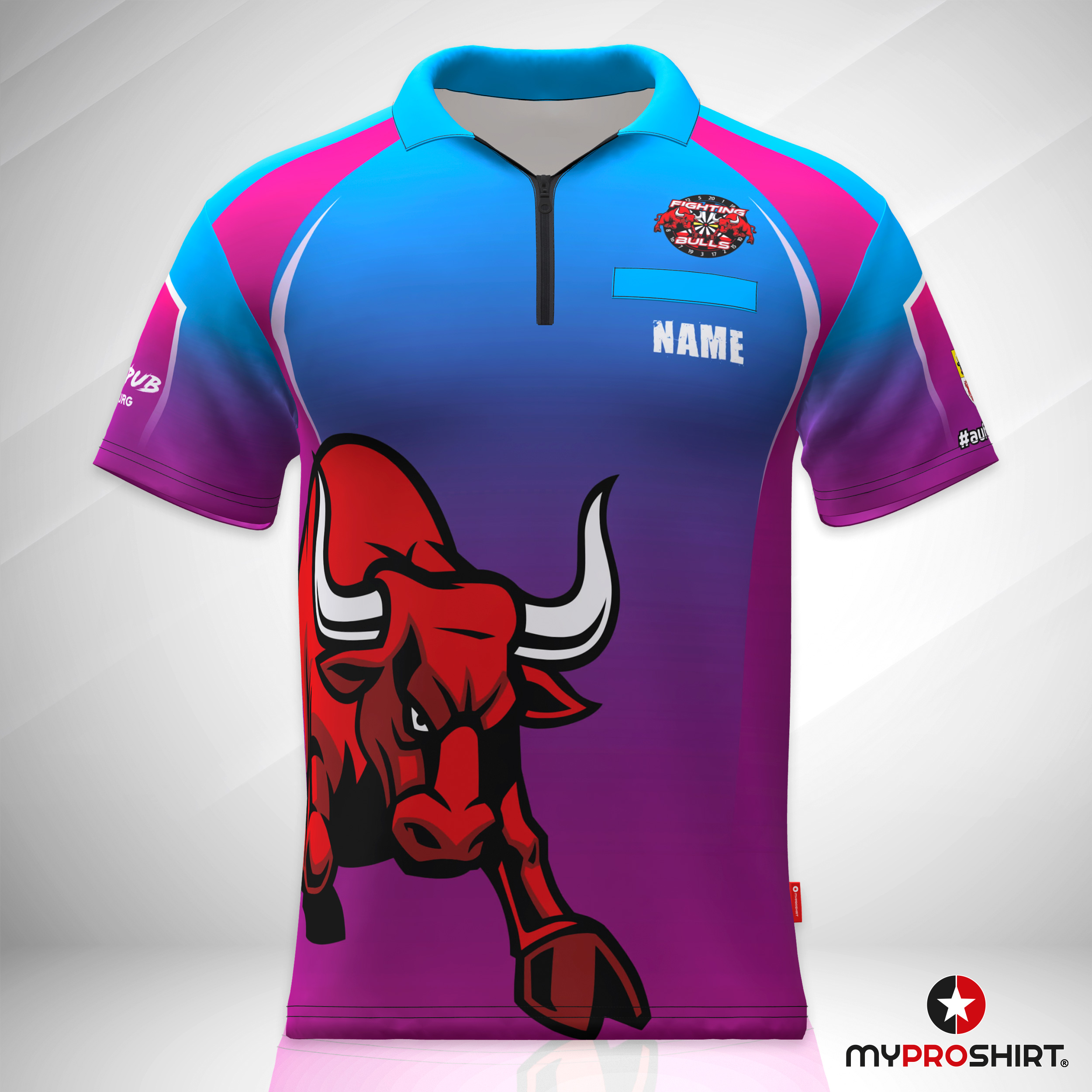 Fighting bulls front
