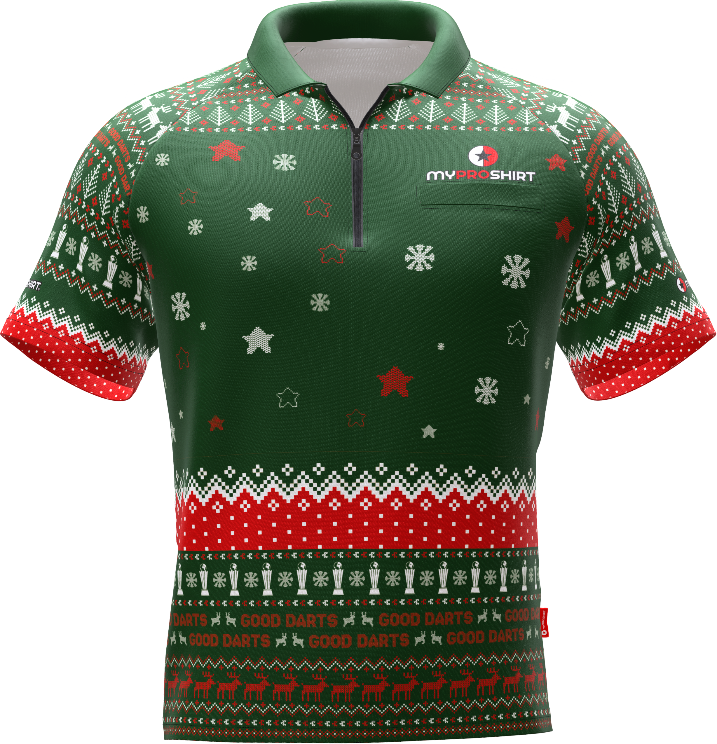 XMAS Dartshirt Green